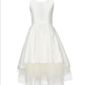 Big Girls 7-16 Pleated Satin/Tulle Dress